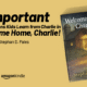 Welcome Home Charlie animal book cover for kids